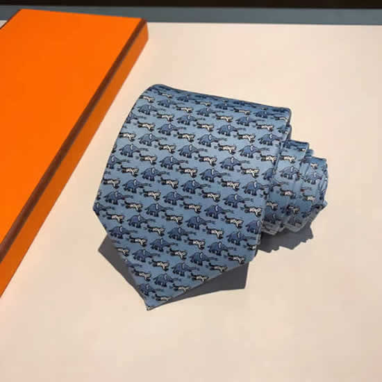 Classic Men Business Luxury Tie Replica Top Quality Hermes Ties 55